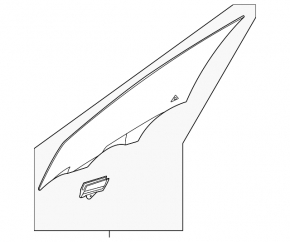 Front right door glass for Kia K5 21-24