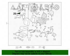 Lexus RX350 RX450h Driver's Seat Control 10-15