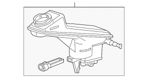 Chevrolet Trax 15-20 GTZ reservoir with lid