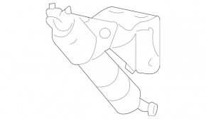 Headlight washer nozzle left Mercedes W164 ML