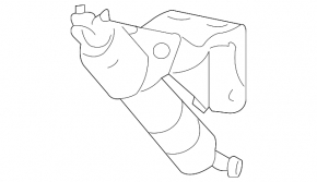 Left headlight washer nozzle for Mercedes W164 ML