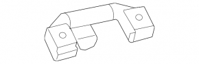 Ceiling handle rear left Mercedes GLC 16-22 beige