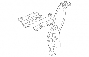 Right hood hinge for Mercedes A-class V177 19-22