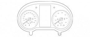 Mercedes GLC 300 20-22 instrument cluster large display
