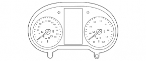 Mercedes GLC 300 20-22 instrument cluster large display