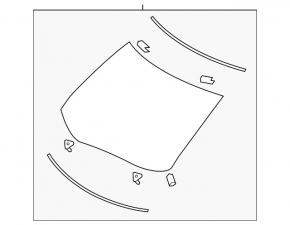 Nissan Leaf 11-12 windshield