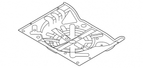 Nissan Kicks 18-24 trunk trough