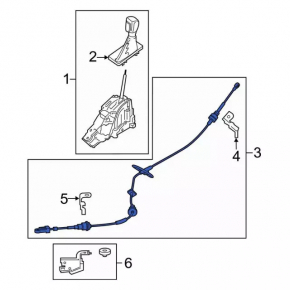 Ford Escape MK3 17-19 Gearbox Cable