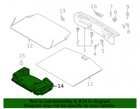 Trunk tray Ford Mustang Mach-E 21-23