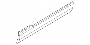Lower front right door trim for Land Rover Range Rover 13-21