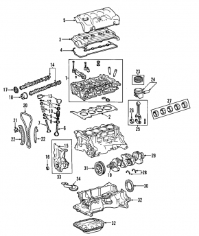 Connecting rod with piston LEXUS CT 200H 11-17