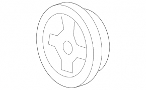 Crankshaft pulley LEXUS CT 200H 11-17