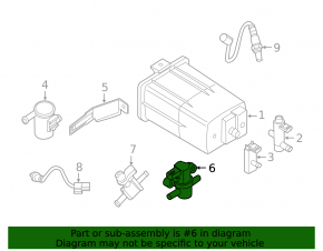 Infiniti JX35 QX60 13-Vacuum System Valve