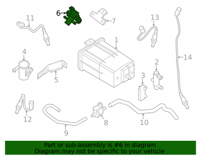 Infiniti JX35 QX60 13-Vacuum System Valve