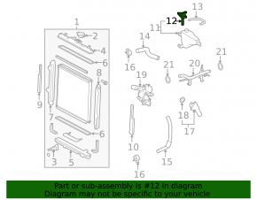 Lexus GX470 03-09 Coolant Expansion Tank Cap