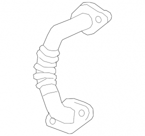 Short EGR pipe for Lexus NX300h 15-21