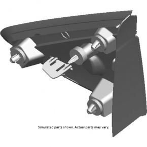 Triangle corner of the wing front right Chevrolet Bolt EUV 22-23 type 1