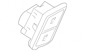 Central lock button for rear right door Audi Q7 16-