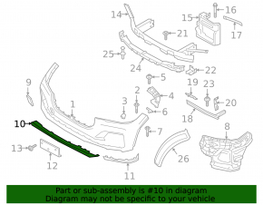 Front Bumper Lip Central BMW X7 G07 19-22 Pure Excellence