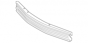 Front bumper reinforcement for Toyota Corolla 20-23 Japan built