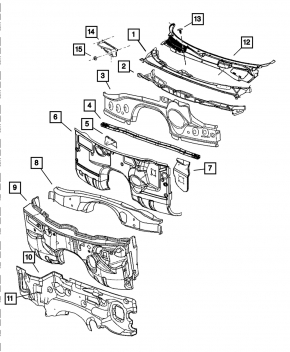 Dodge Challenger 09-23 Cabin Filter Housing