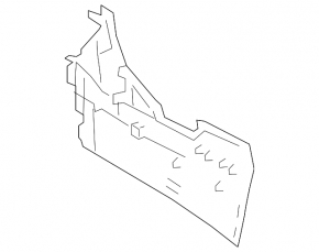 Toyota Rav4 19-24 black center console trim, lower right, scratches