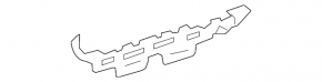 Rear bumper bracket right Kia Sorento 11-15