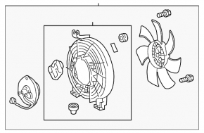Lexus LX570 08-21 Air Conditioning Fan
