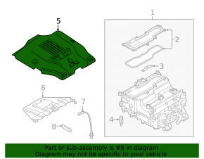 Mitsubishi Outlander 18-22 PHEV Engine Cover