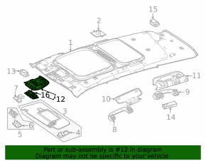 Mercedes A-Class V177 19-22 black front light for panoramic lights