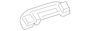 Ceiling handle rear right Mercedes GLS-class X166 13-19 gray