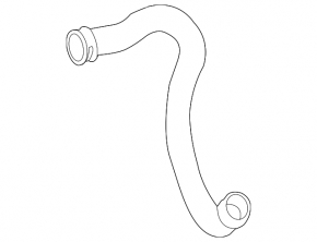 Upper left cooling pipe Mercedes W212 11-13 3.0d