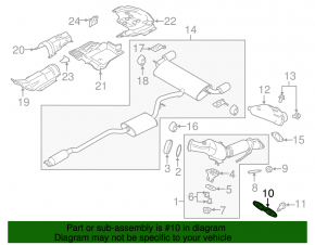 Ford Escape MK4 20-24 Downpipe Bracket