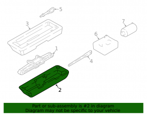 Foam plastic for Ford Ecosport 18-22 tool