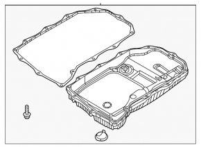Automatic transmission pan for Audi SQ7 20-26 4.0