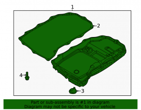 Automatic transmission pan for Audi SQ7 20-26 4.0