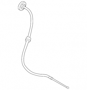 Parking brake cable right BMW X5 F15 14-18