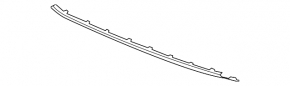 Silver front bumper lip trim for VW Atlas 21-23