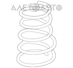 Rear right spring for Toyota Highlander 2013 3.5 AWD sport