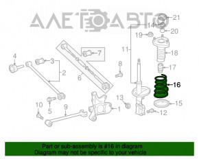 Rear right spring for Toyota Highlander 2013 3.5 AWD sport