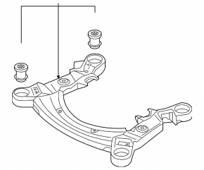 Front subframe for Audi A6 05-11