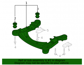 Front subframe for Audi A6 05-11