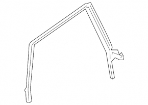Rear left door opening seal Audi A7 12-18