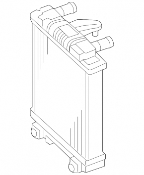Water cooling radiator for Audi A8 10-18 3.0