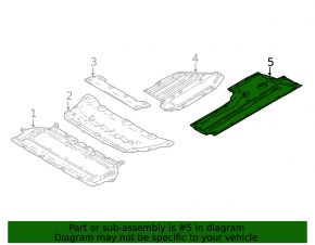 Underbody protection right BMW 7 G12 16-22