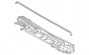 Windscreen wiper grille plastic Lexus LX 22-26