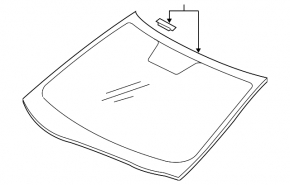 Lexus ES350 07-09 Windshield