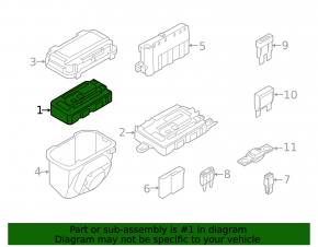 BMW 335i e92 12-13 underhood fuse box