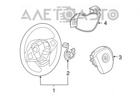 Steering wheel controls BMW X5 E70 11-13