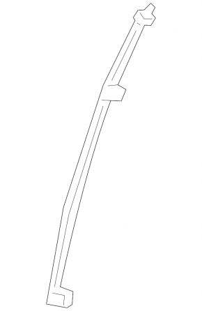 Front left door glass guide front Lexus UX200 UX250h 19-